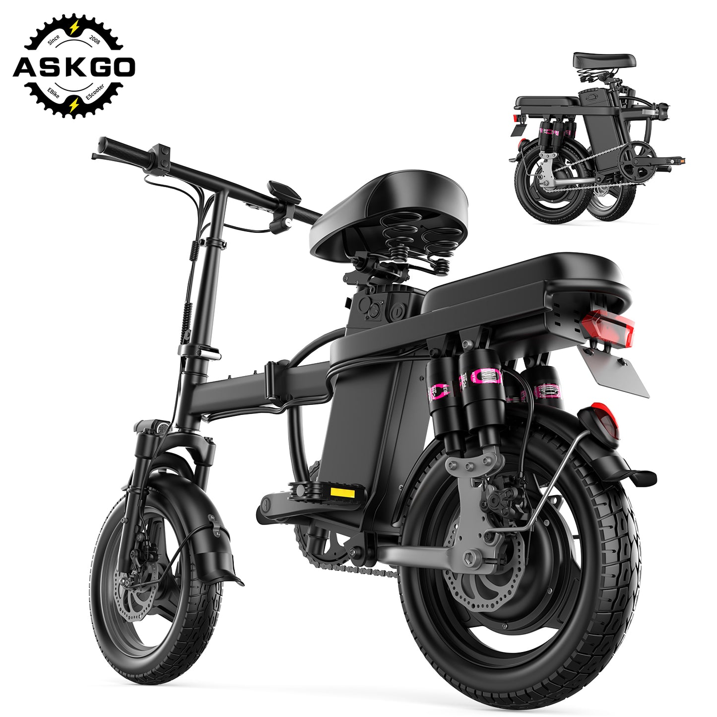 ASKGO F9 Adults Folding Electric Bike 48V 13AH