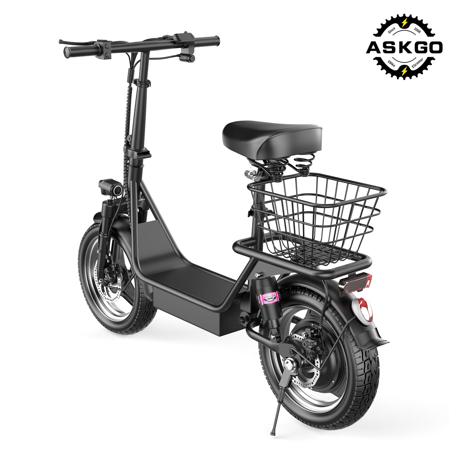 ASKGO K8 Adults Electric Scooter with Seat 36V 13AH