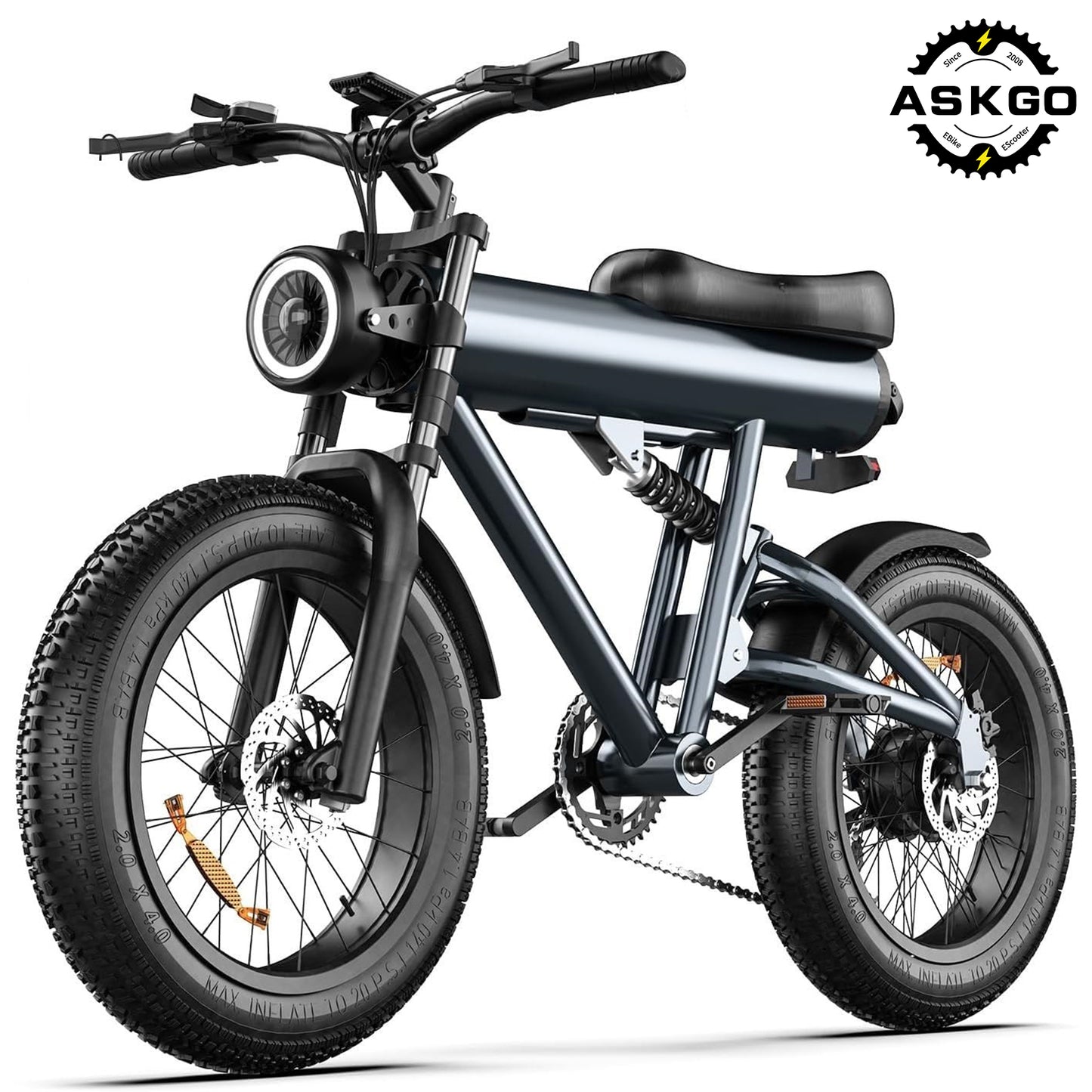 ASKGO S18 Electric Bike for Adults 750W Motor 48V 17.5Ah Mountain Bicycle