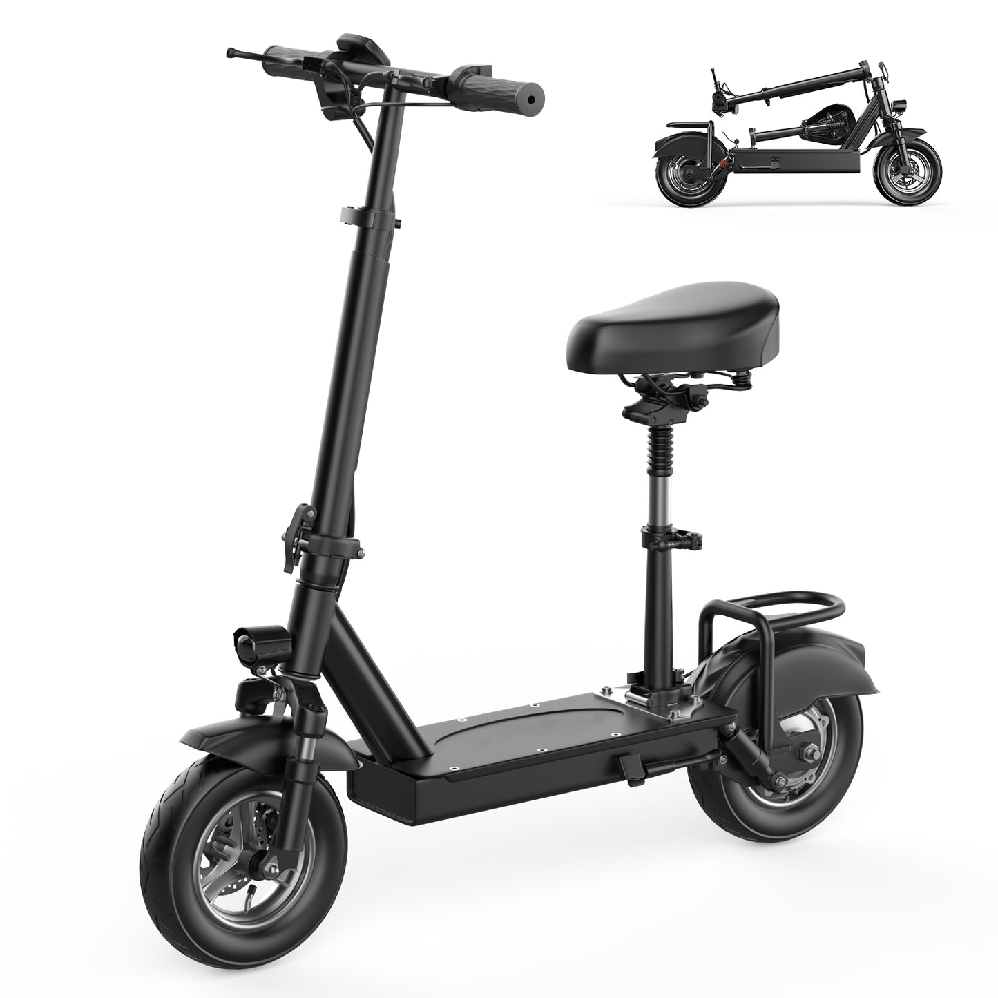 T10 500W Motor Folding Adults Electric Scooter with Seat